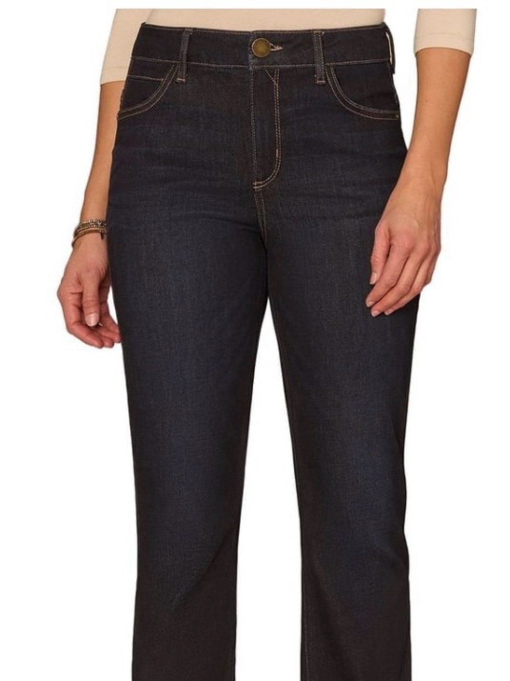 Democracy Women's Flex-ellent Slim Bootcut Jean Dark wash Size 8